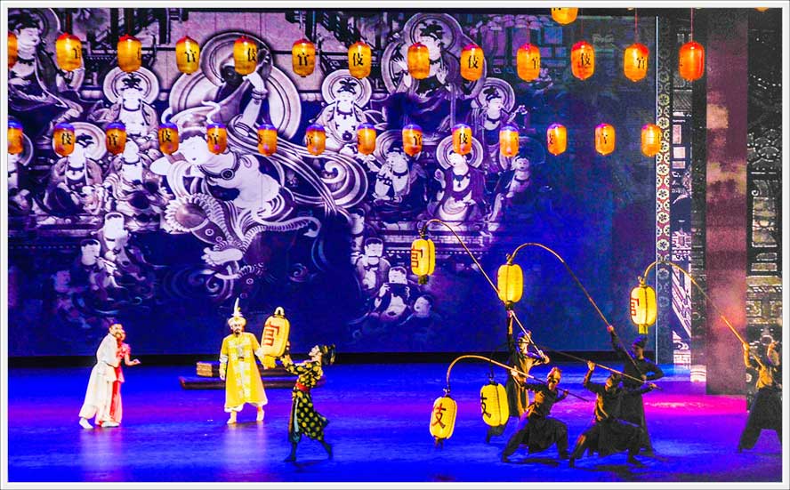 中国舞剧《丝路花雨》 舞美影像 数虎图像